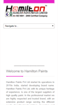 Mobile Screenshot of hamiltonpaints.com